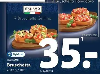 Lidl ITALIAMO Bruschetta tilbud