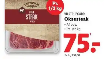 Lidl VILSTRUPSGÅRD Oksesteak tilbud