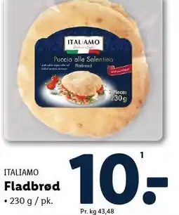 Lidl ITALIAMO Fladbrød tilbud