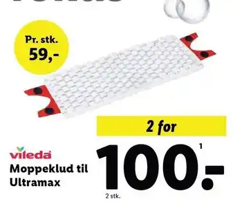 Lidl Moppeklud til Ultramax - 2 for tilbud