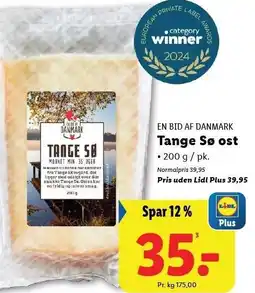 Lidl EN BID AF DANMARK Tange Sø øst tilbud