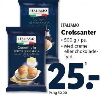 Lidl ITALIAMO Croissanter tilbud