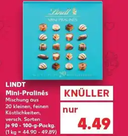 Kaufland LINDT Mini-Pralinés tilbud