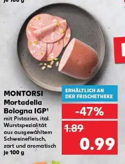 Kaufland MONTORSI Mortadella Bologna IGP1 tilbud