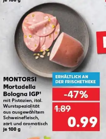 Kaufland MONTORSI Mortadella Bologna IGP1 tilbud