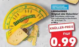 Kaufland LEERDAMMER Original oder Delacrème tilbud