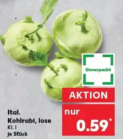 Kaufland Ital. Kohlrabi, lose tilbud