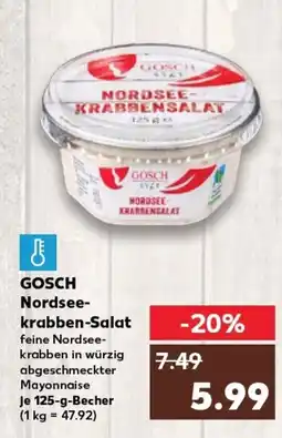 Kaufland GOSCH Nordsee- krabben-Salat tilbud