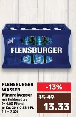 Kaufland FLENSBURGER WASSER Mineralwasser tilbud