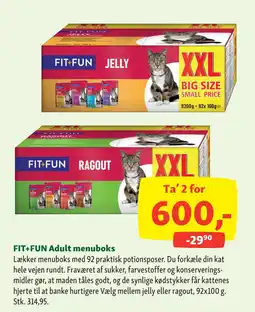 Maxi Zoo FIT+FUN Adult menuboks tilbud