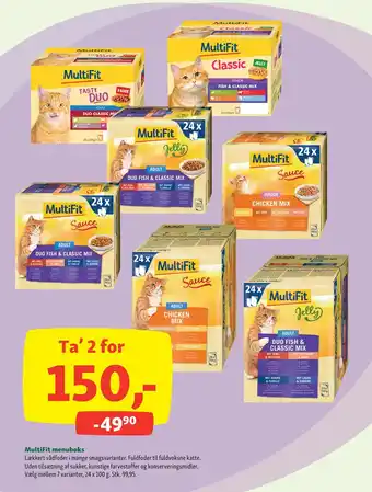 Maxi Zoo MultiFit menuboks tilbud