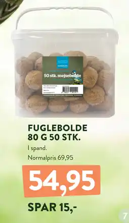 Plantorama FUGLEBOLDE 80 G 50 STK tilbud