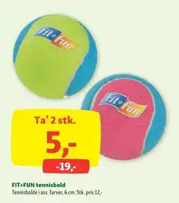 Maxi Zoo FIT+FUN tennisbold tilbud