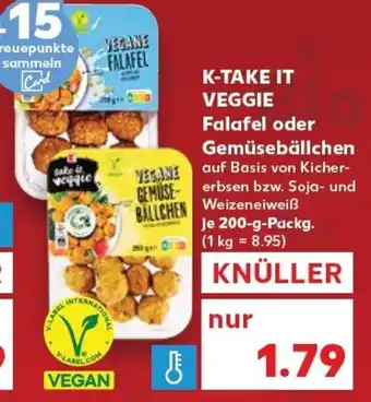 Kaufland K-TAKE IT VEGGIE Falafel oder Gemüsebällchen tilbud