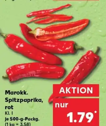 Kaufland Marokk. Spitzpaprika, tilbud