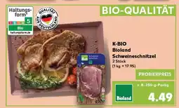 Kaufland BIO-QUALITÄT Schweineschnitzel tilbud