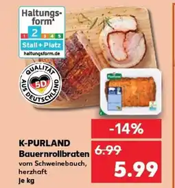 Kaufland K-PURLAND Bauernrollbraten tilbud