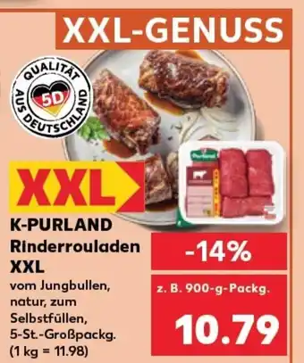 Kaufland K-PURLAND Rinderrouladen XXL tilbud