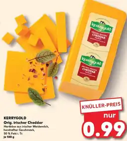 Kaufland KERRYGOLD Orig. irischer Cheddar tilbud