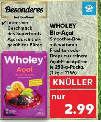 Kaufland Wholey Açai-Fruchtpüree tilbud