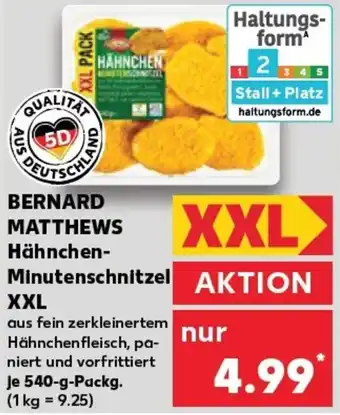 Kaufland BERNARD MATTHEWS Hähnchen- Minutenschnitzel AKTION tilbud