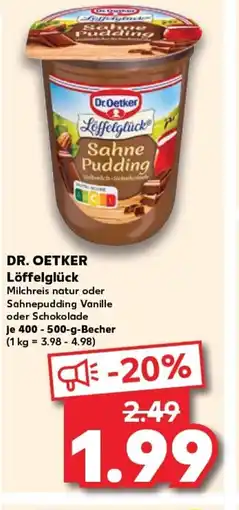 Kaufland Dr. Oetker Löffelglück tilbud