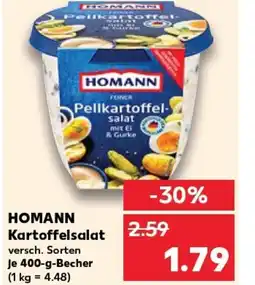 Kaufland HOMANN Kartoffelsalat versch. Sorten tilbud