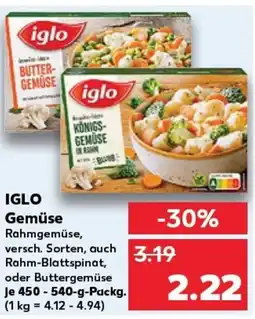 Kaufland IGLO Gemüse tilbud