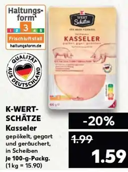 Kaufland K-WERT- SCHÄTZE Kasseler tilbud