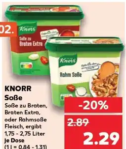 Kaufland KNORR Soße tilbud