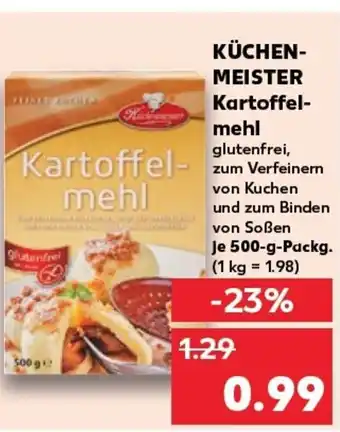 Kaufland KÜCHEN- MEISTER Kartoffel- mehl tilbud