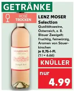 Kaufland LENZ MOSER Selection tilbud