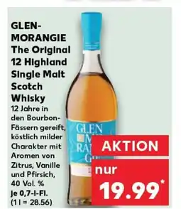 Kaufland GLEN- MORANGIE The Original 12 Highland Single Malt Scotch Whisky tilbud