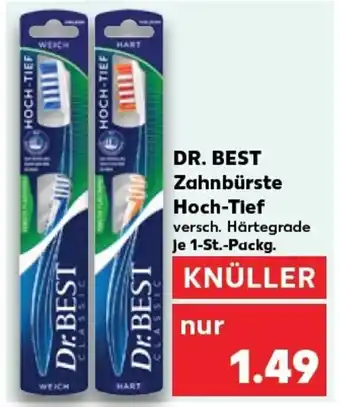 Kaufland DR. BEST Zahnbürste Hoch-Tief tilbud