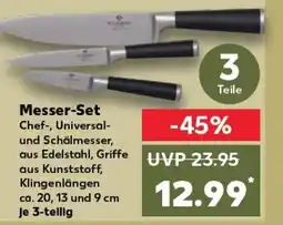 Kaufland Messer-Set Chef tilbud