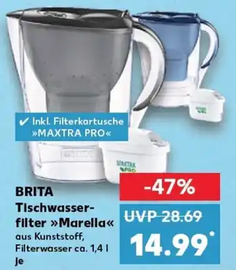 Kaufland BRITA Tischwasser- filter »Marella<< aus Kunststoff, tilbud