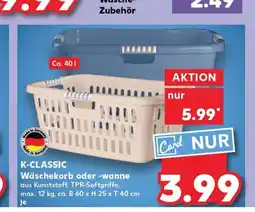 Kaufland K-CLASSIC Wäschekorb oder -wanne tilbud