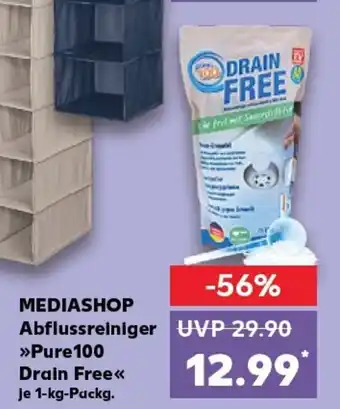 Kaufland MEDIASHOP Abflussreiniger UVP 29.90 >>Pure 100 tilbud