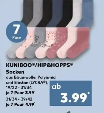 Kaufland KUNIBOO®/HIP&HOPPS® tilbud