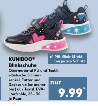 Kaufland KUNIBOO® Blinkschuhe tilbud