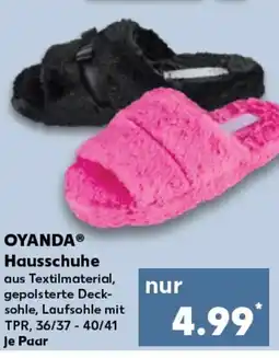 Kaufland OYANDAⓇ Hausschuhe tilbud