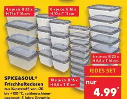 Kaufland SPICE&SOUL® Frischhaltedosen tilbud