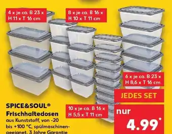 Kaufland SPICE&SOUL® Frischhaltedosen tilbud