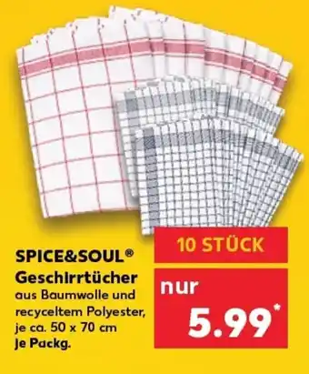 Kaufland SPICE&SOULⓇ Geschirrtücher tilbud