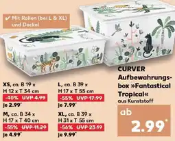 Kaufland CURVER Aufbewahrungs- box »Fantastical Tropical<< aus Kunststoff tilbud