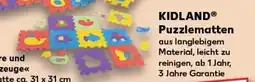 Kaufland KIDLANDⓇ Puzzlematten aus langlebigem Material, leicht zu reinigen, ab 1 Jahr, tilbud