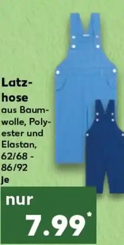 Kaufland Latz- hose aus Baum- tilbud