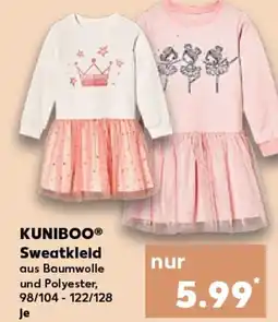 Kaufland KUNIBOO® Sweatkleid aus Baumwolle tilbud