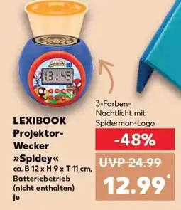 LEXIBOOK Projektor- Wecker >>Spidey<<