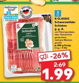 Kaufland K-CLASSIC Schwarzwälder Schinken tilbud